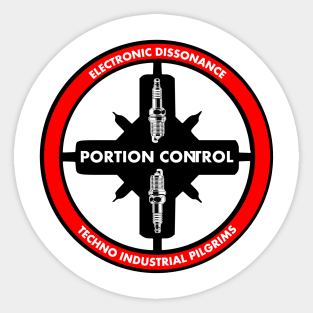 Portion Control - Electronic Dissonance. Sticker